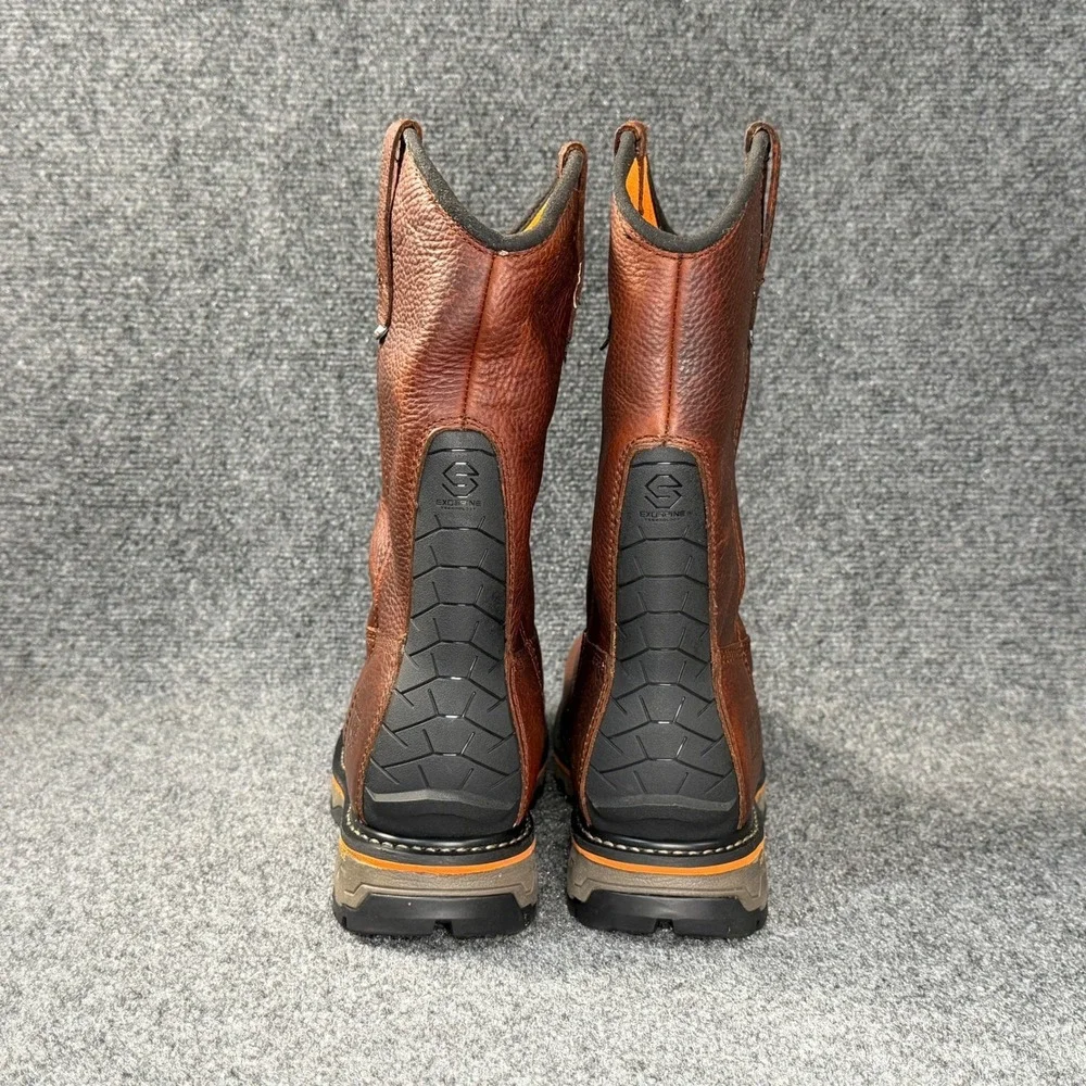 Timberland Pro True Grit Wellington Boots Men's‎ 9 Brown Leather Composite Toe